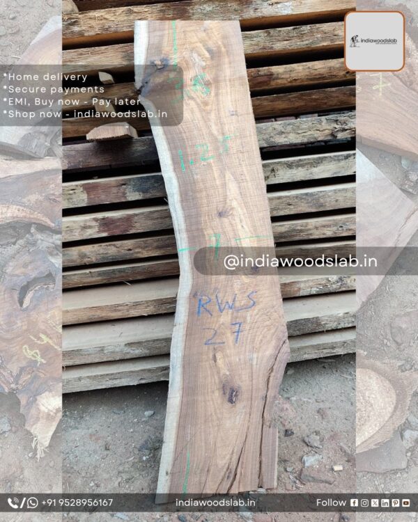 Live edge wood slabs in India. @indiawoodslab +91 9528956167