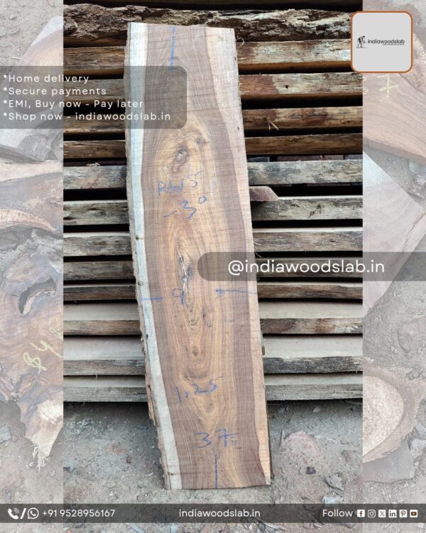 Live edge wood slabs in India. @indiawoodslab +91 9528956167