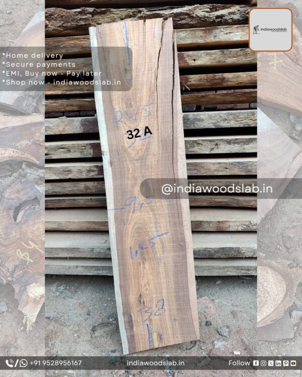 Live edge wood slabs in India. @indiawoodslab +91 9528956167