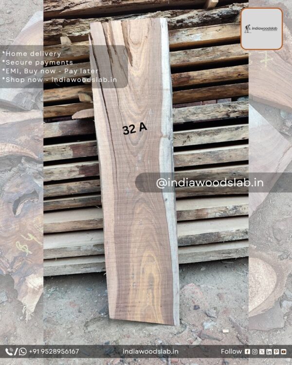 Live edge wood slabs in India. @indiawoodslab +91 9528956167
