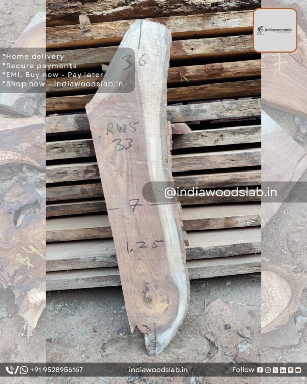 Live edge wood slabs in India. @indiawoodslab +91 9528956167