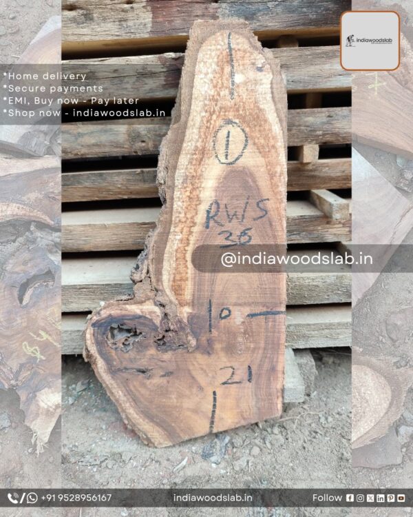 Live edge wood slabs in India. @indiawoodslab +91 9528956167