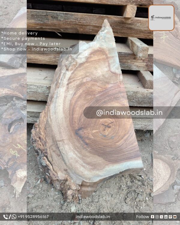 Live edge wood slabs in India. @indiawoodslab +91 9528956167