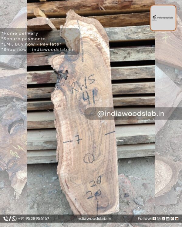 Live edge wood slabs in India. @indiawoodslab +91 9528956167