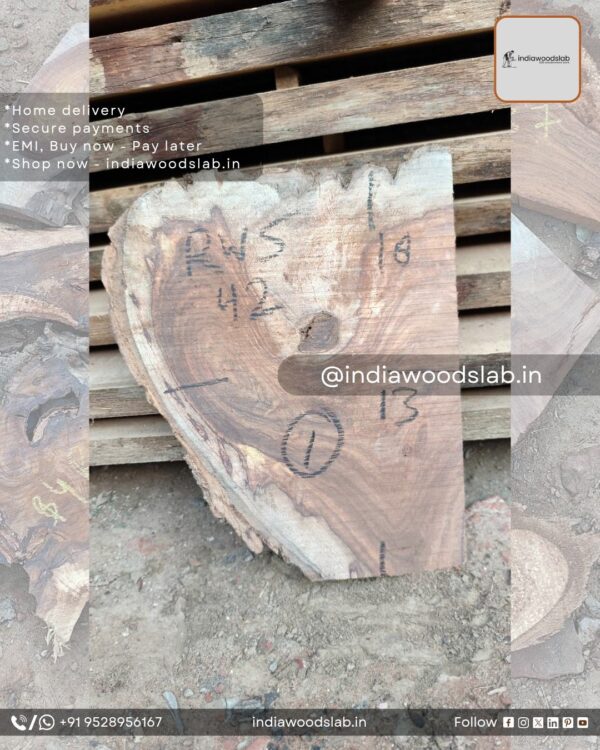 Live edge wood slabs in India. @indiawoodslab +91 9528956167