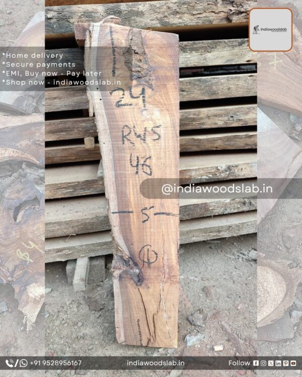 Live edge wood slabs in India. @indiawoodslab +91 9528956167