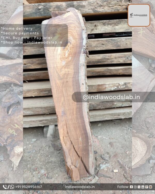 Live edge wood slabs in India. @indiawoodslab +91 9528956167
