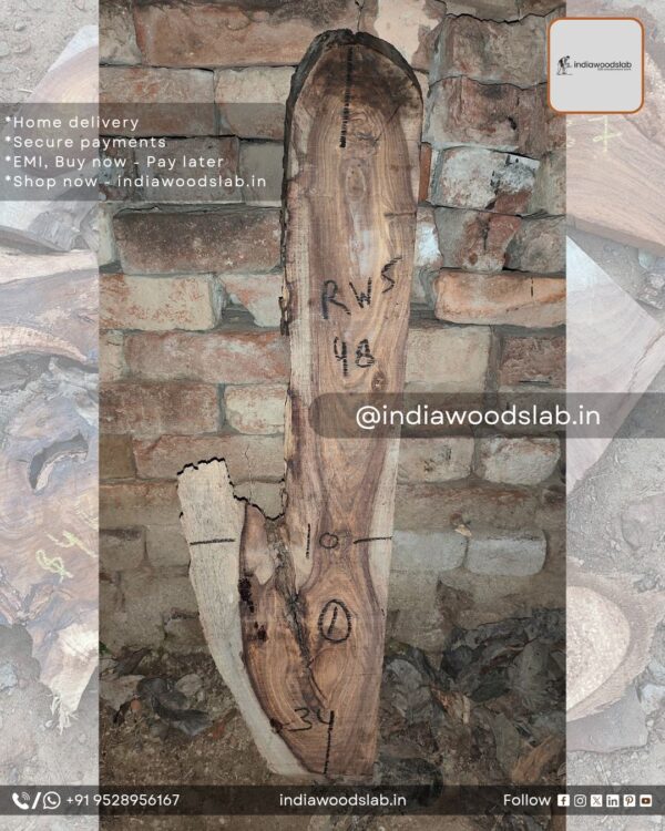 Live edge wood slabs in India. @indiawoodslab +91 9528956167