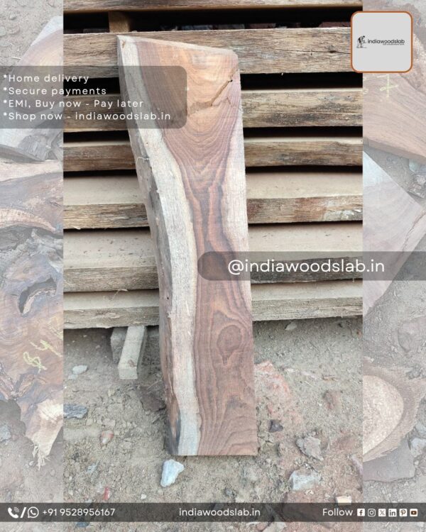 Live edge wood slabs in India. @indiawoodslab +91 9528956167