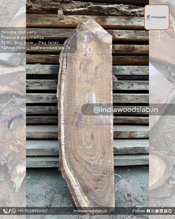 Live edge wood slabs in India. @indiawoodslab +91 9528956167