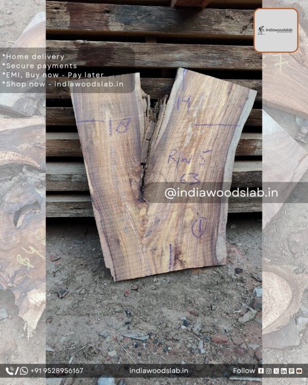 Live edge wood slabs in India. @indiawoodslab +91 9528956167