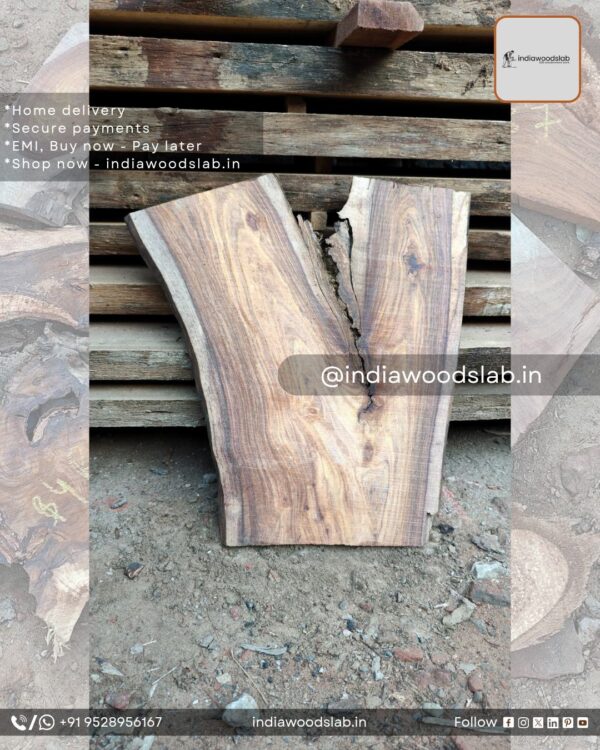 Live edge wood slabs in India. @indiawoodslab +91 9528956167