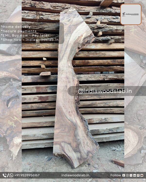 Live edge wood slabs in India. @indiawoodslab +91 9528956167
