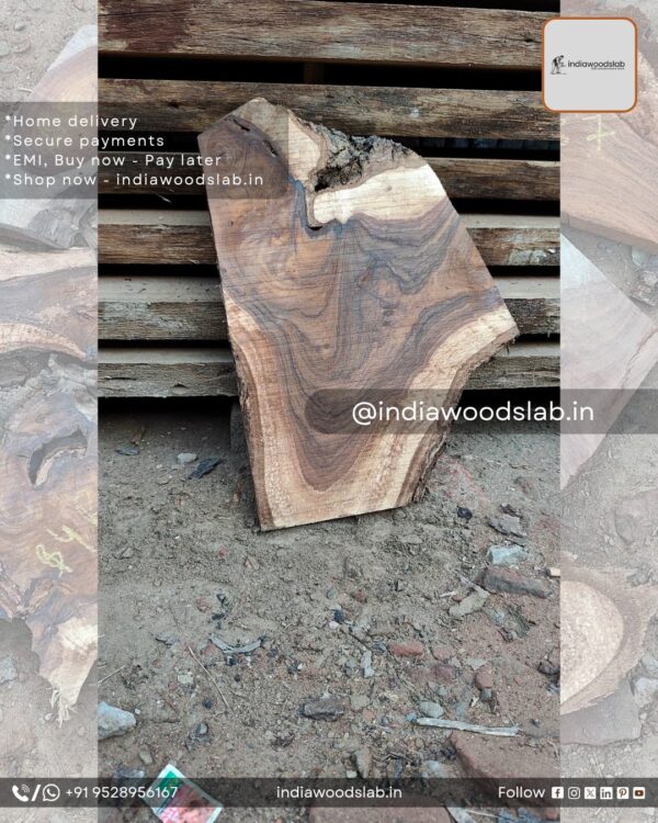 Live edge wood slabs in India. @indiawoodslab +91 9528956167