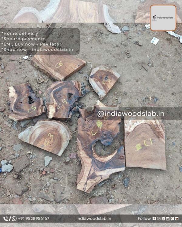 Live edge wood slabs in India. @indiawoodslab +91 9528956167